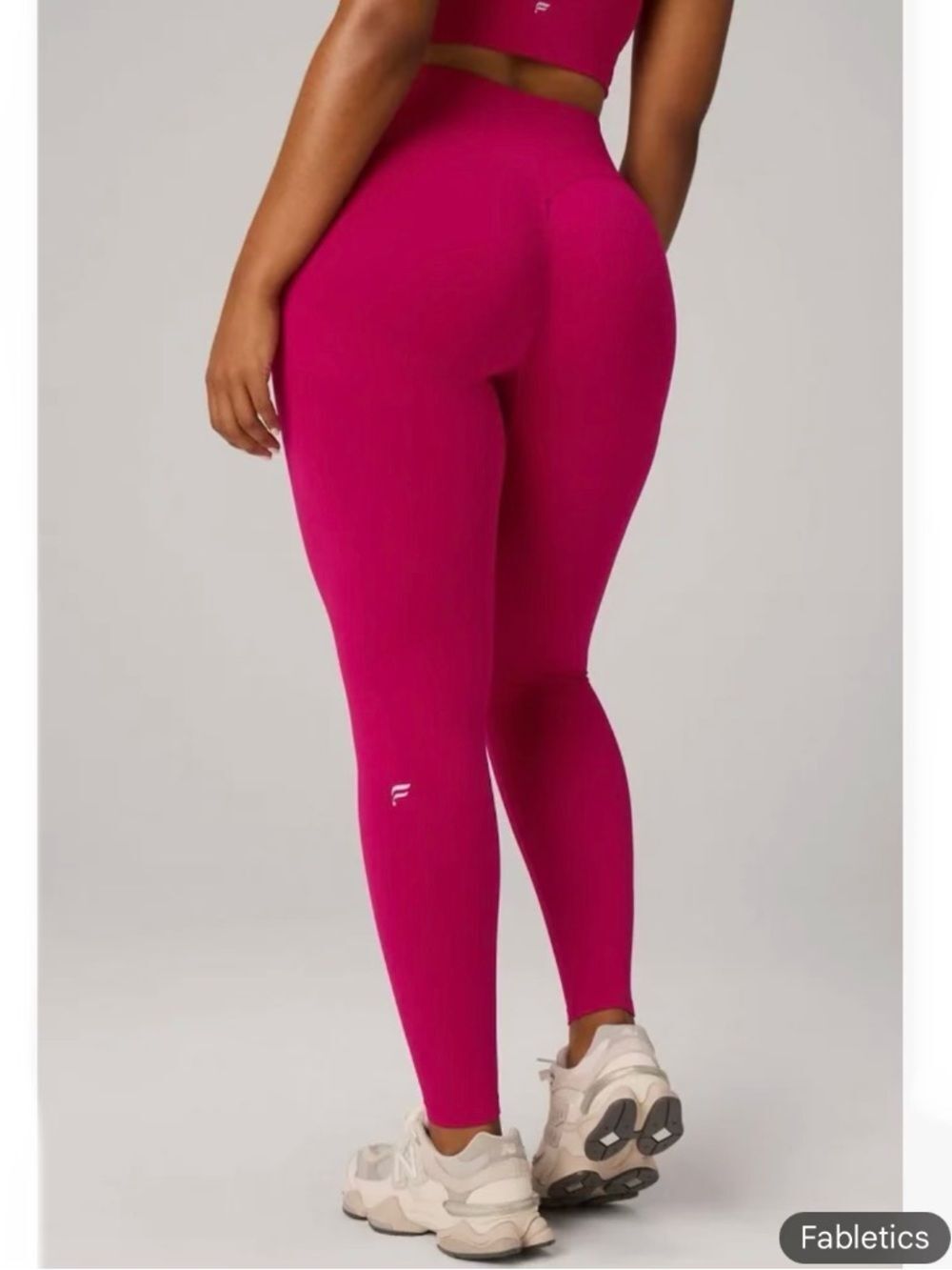 Fabletics Lush Berry Seamless Scrunch High Waisted Leggings